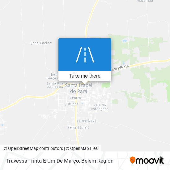 Travessa Trinta E Um De Março map