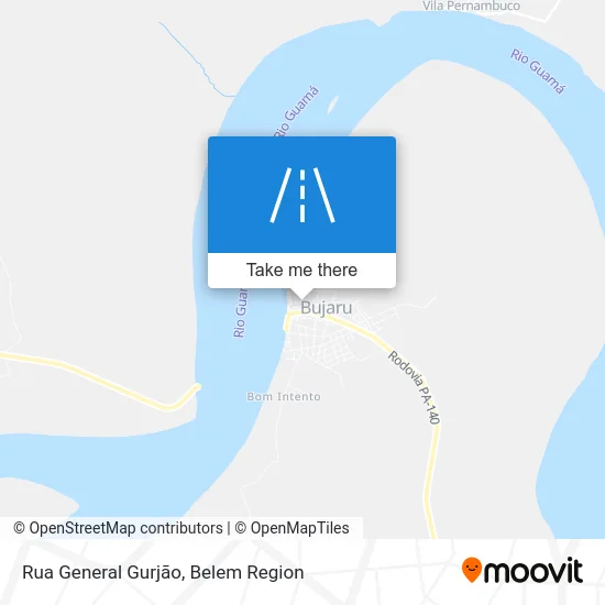 Rua General Gurjão map