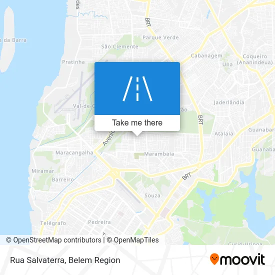 Rua Salvaterra map