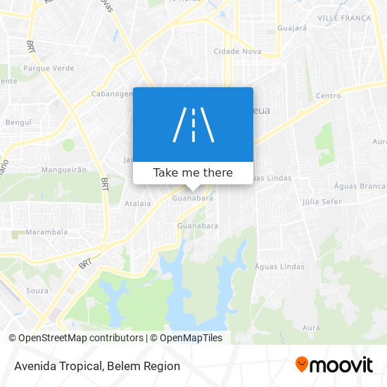 Avenida Tropical map