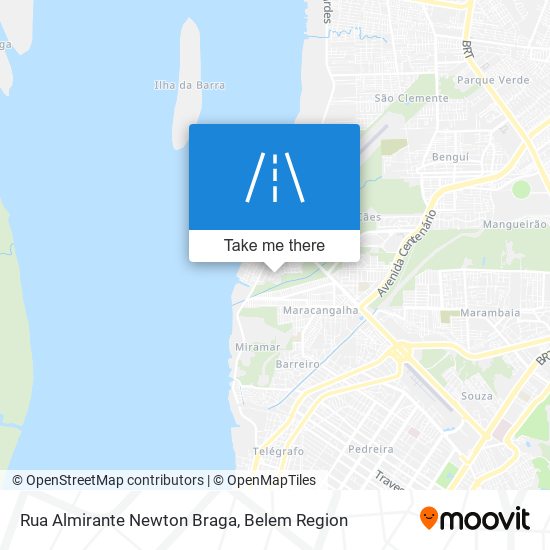 Mapa Rua Almirante Newton Braga