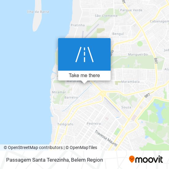 Passagem Santa Terezinha map