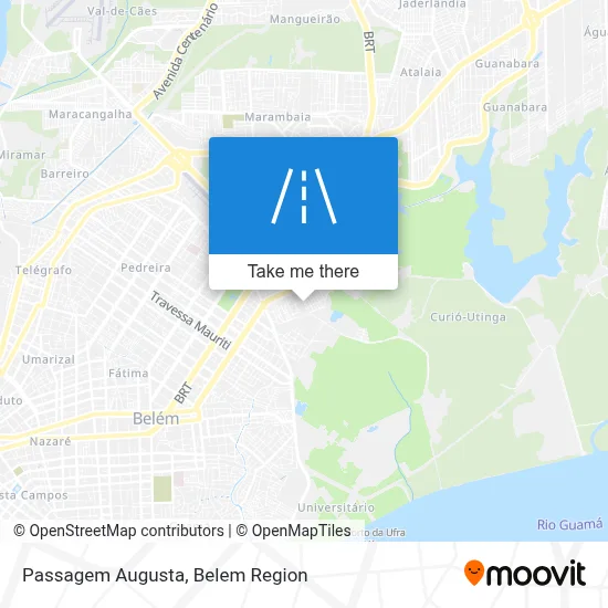 Passagem Augusta map