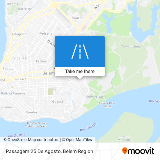 Passagem 25 De Agosto map