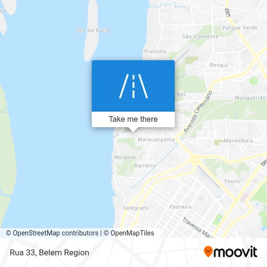 Rua 33 map
