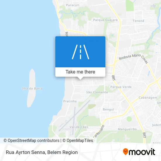 Rua Ayrton Senna map