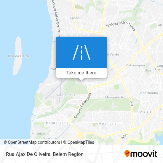 Rua Ajax De Oliveira map