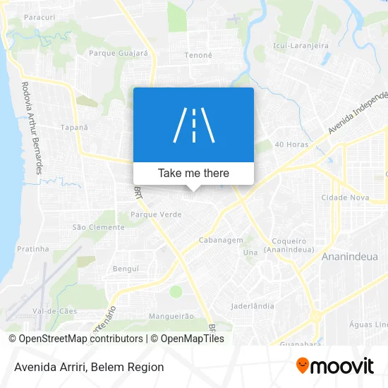 Avenida Arriri map