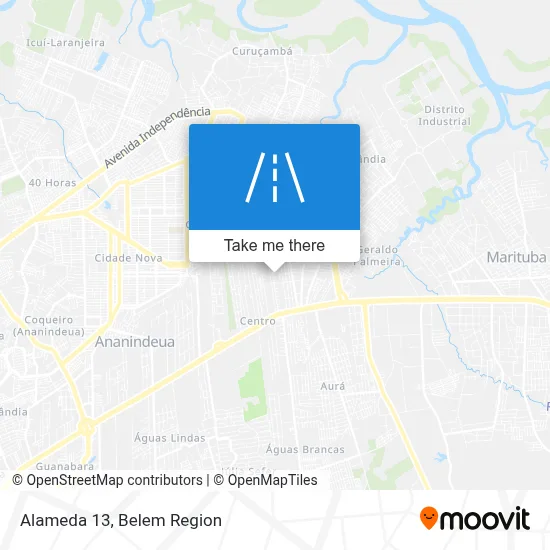 Alameda 13 map