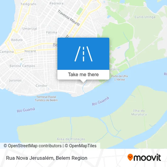Rua Nova Jerusalém map