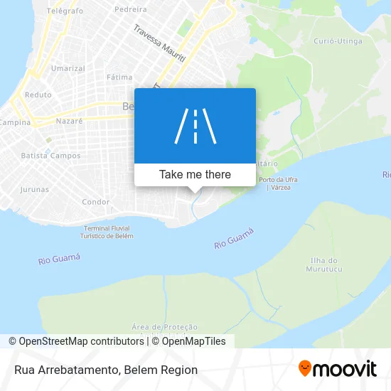 Rua Arrebatamento map