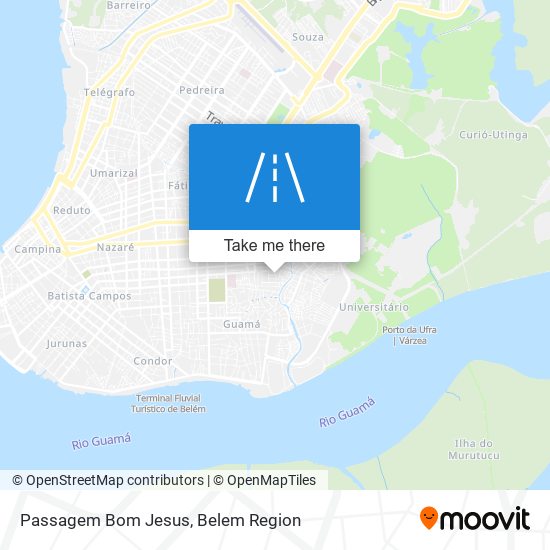 Mapa Passagem Bom Jesus