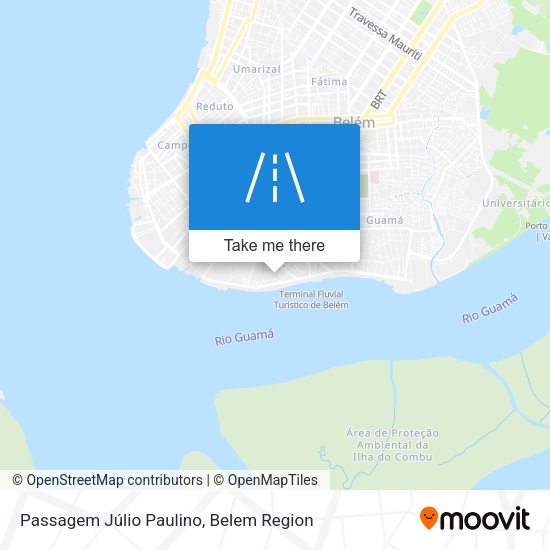 Passagem Júlio Paulino map