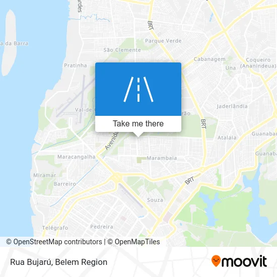 Rua Bujarú map