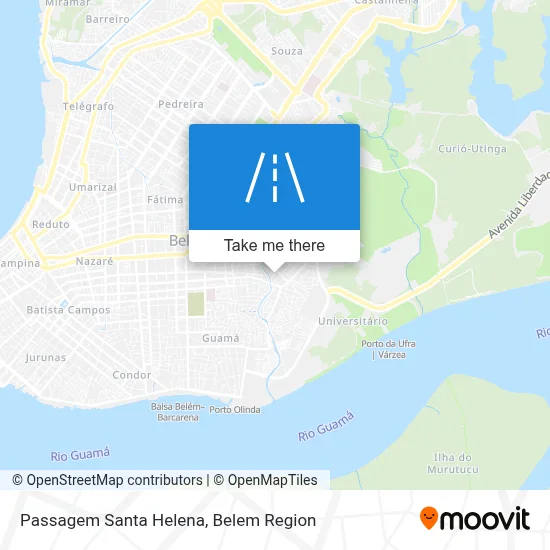 Passagem Santa Helena map