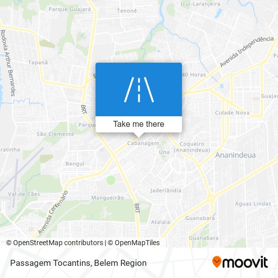 Mapa Passagem Tocantins