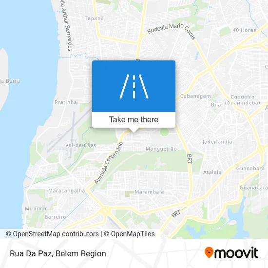 Rua Da Paz map