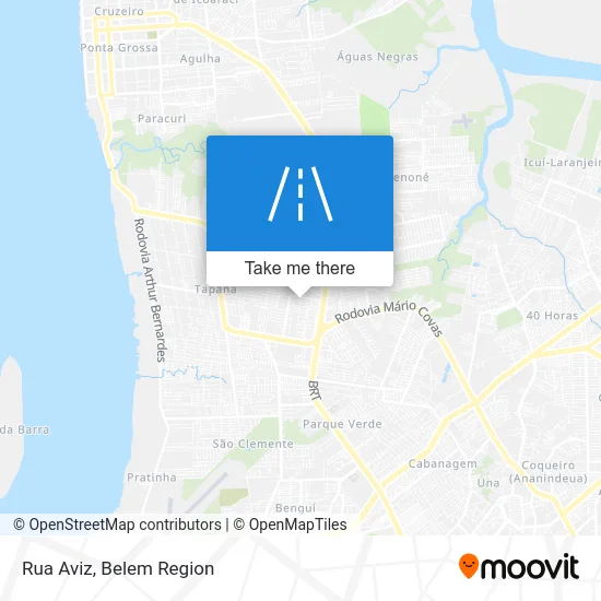 Rua Aviz map