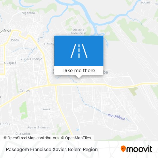 Passagem Francisco Xavier map