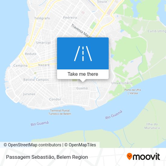 Passagem Sebastião map