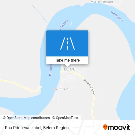 Rua Princesa Izabel map