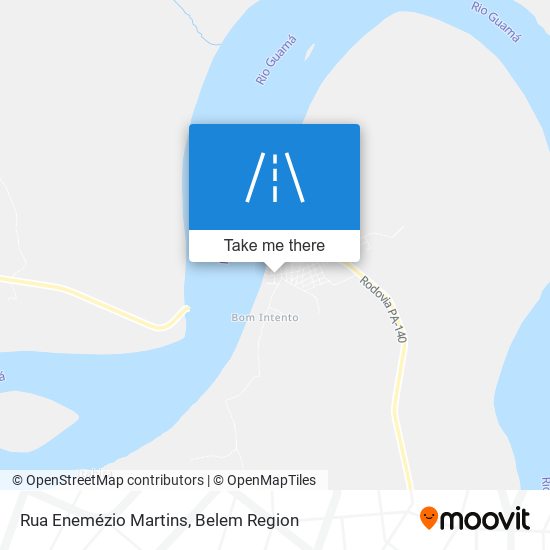 Mapa Rua Enemézio Martins