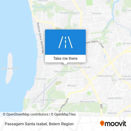 Passagem Santa Isabel map