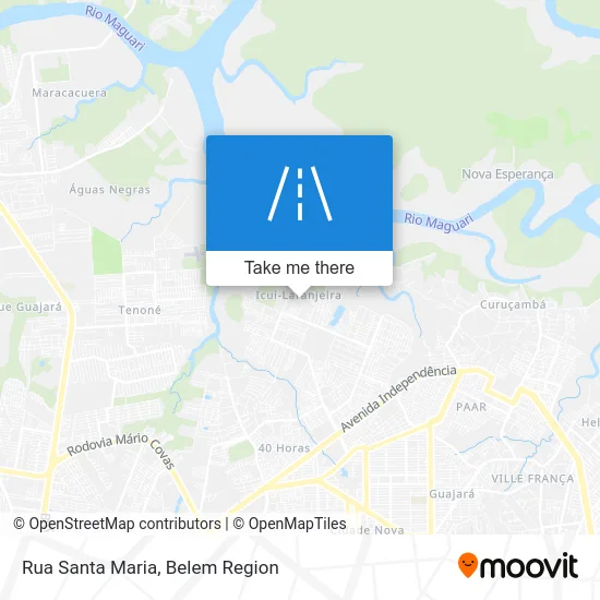 Rua Santa Maria map