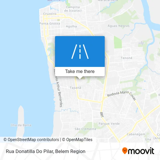 Rua Donatilla Do Pilar map