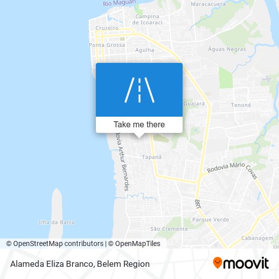 Mapa Alameda Eliza Branco