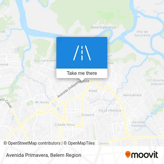 Avenida Primavera map