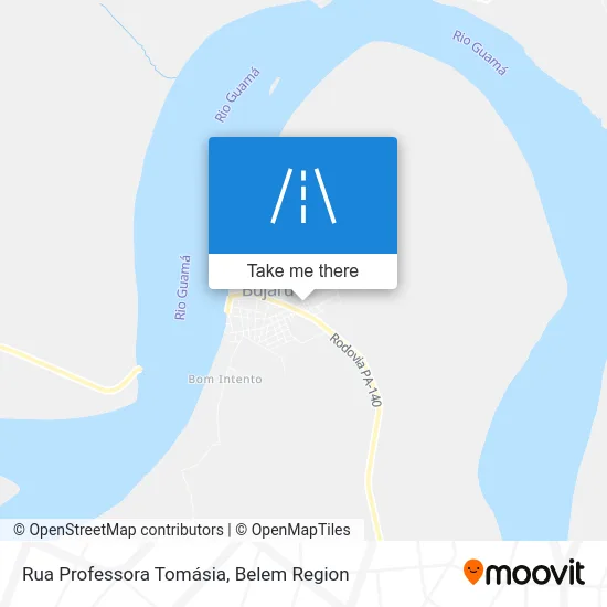 Rua Professora Tomásia map