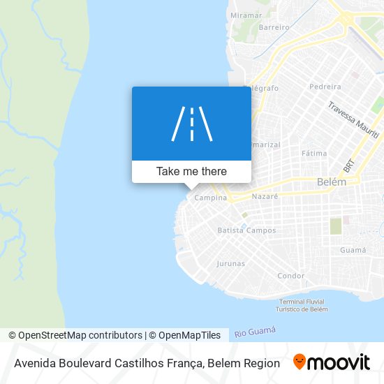 Avenida Boulevard Castilhos França map