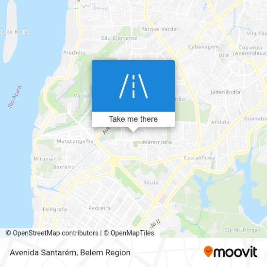 Avenida Santarém map