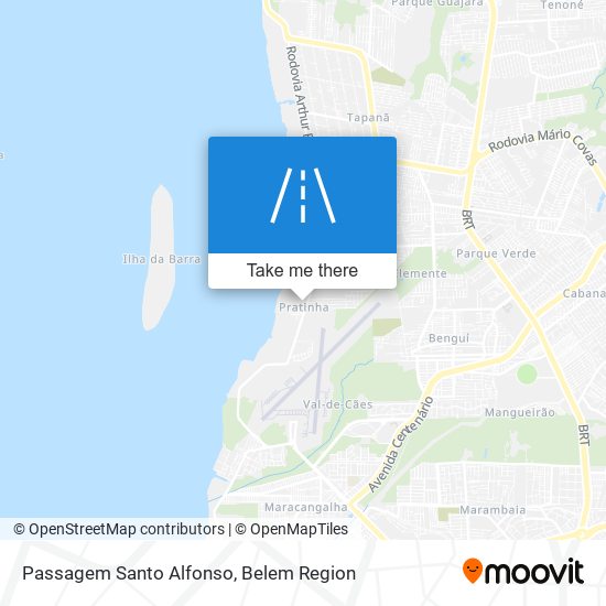 Passagem Santo Alfonso map