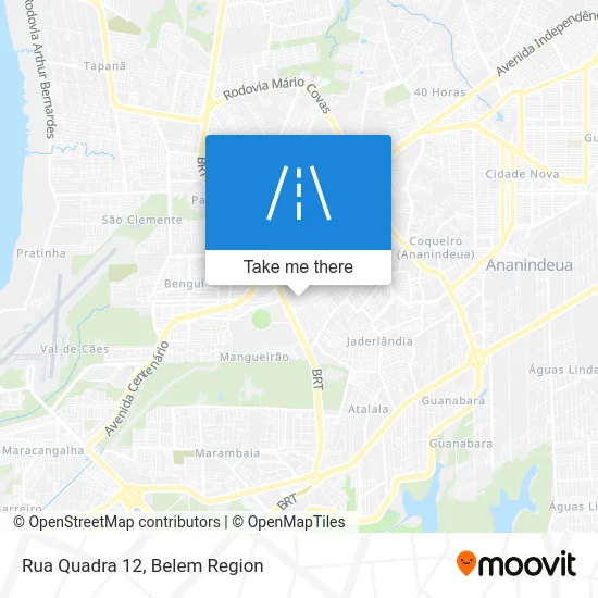 Rua Quadra 12 map
