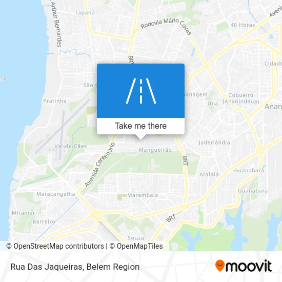 Rua Das Jaqueiras map