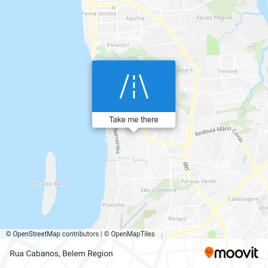 Rua Cabanos map
