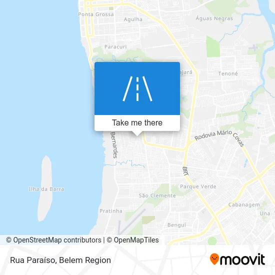 Rua Paraíso map