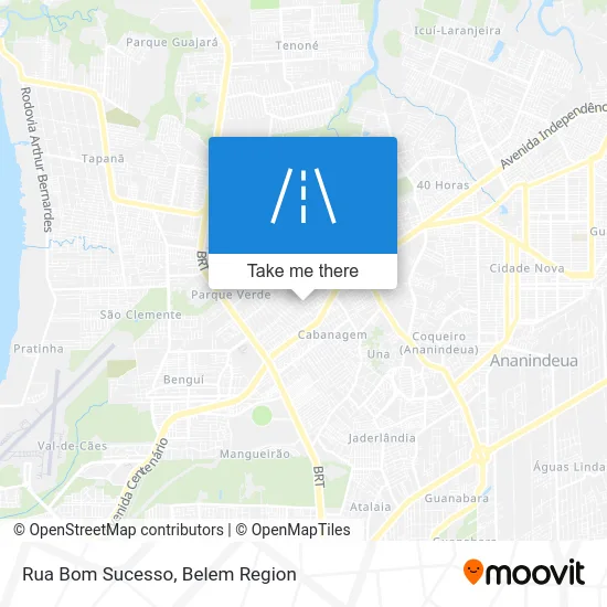 Rua Bom Sucesso map
