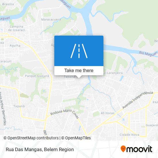 Rua Das Mangas map