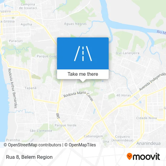 Rua 8 map