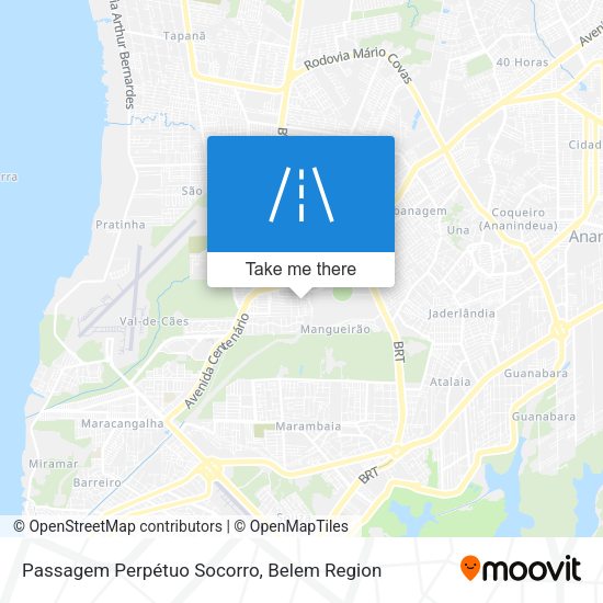 Passagem Perpétuo Socorro map