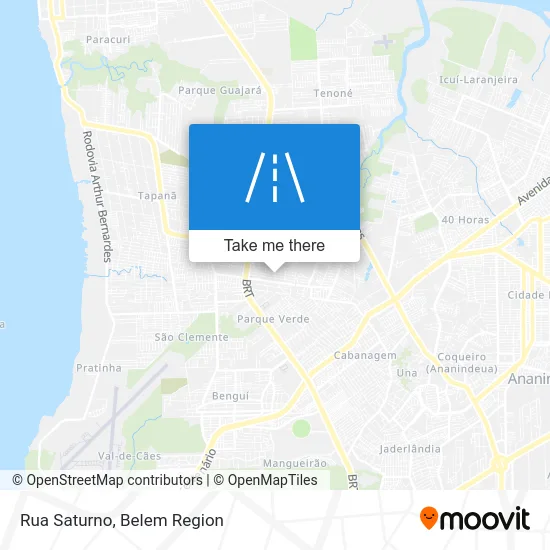 Rua Saturno map