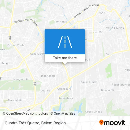 Quadra Três Quatro map