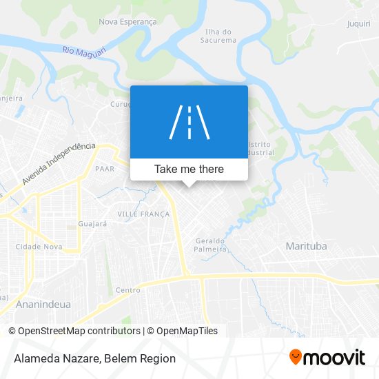 Alameda Nazare map