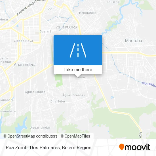Rua Zumbi Dos Palmares map