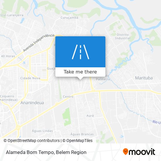 Alameda Bom Tempo map