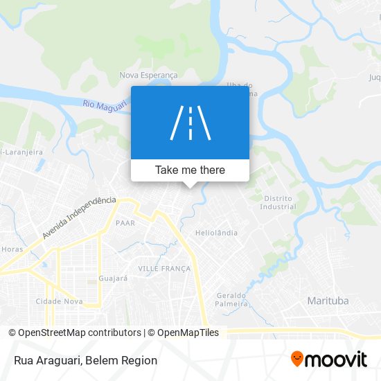 Rua Araguari map