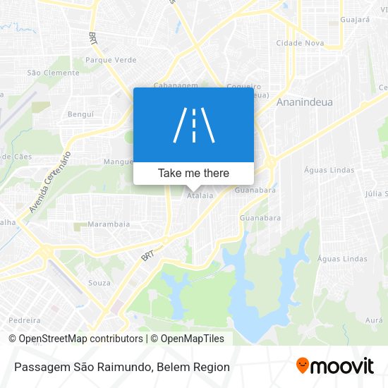 Passagem São Raimundo map